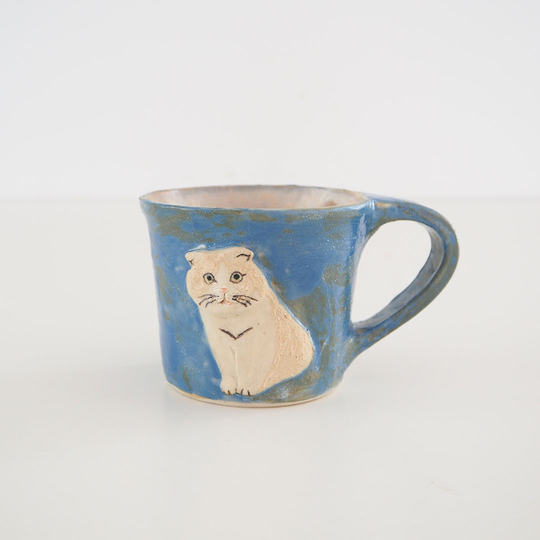 ねこのマグカップ | 陶工房 Ron | 糸島くらし×ここのき 公式通販サイト