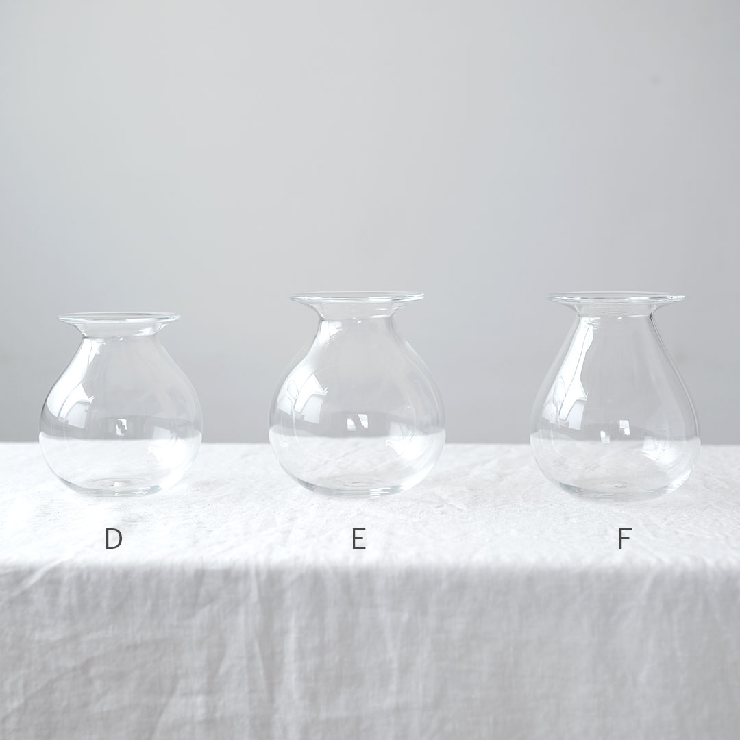 ◻️作家 さこうゆうさん◻️吹きガラス花器 ヒヤシンスポット◻️新品未使用 さこうゆうこ ヒヤシンスポット（さんかく型） | GENERAL STORE