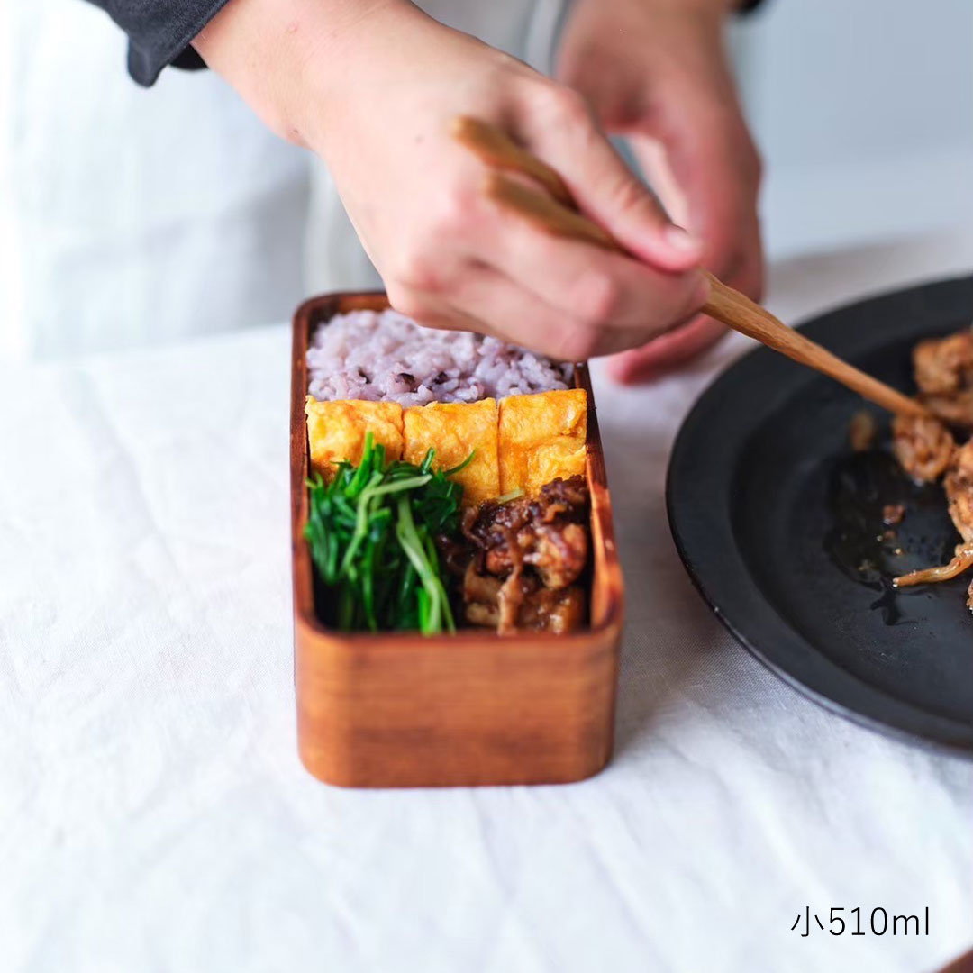 うるしの弁当箱/特大/750ml | 杉の木クラフト | 糸島くらし×ここ