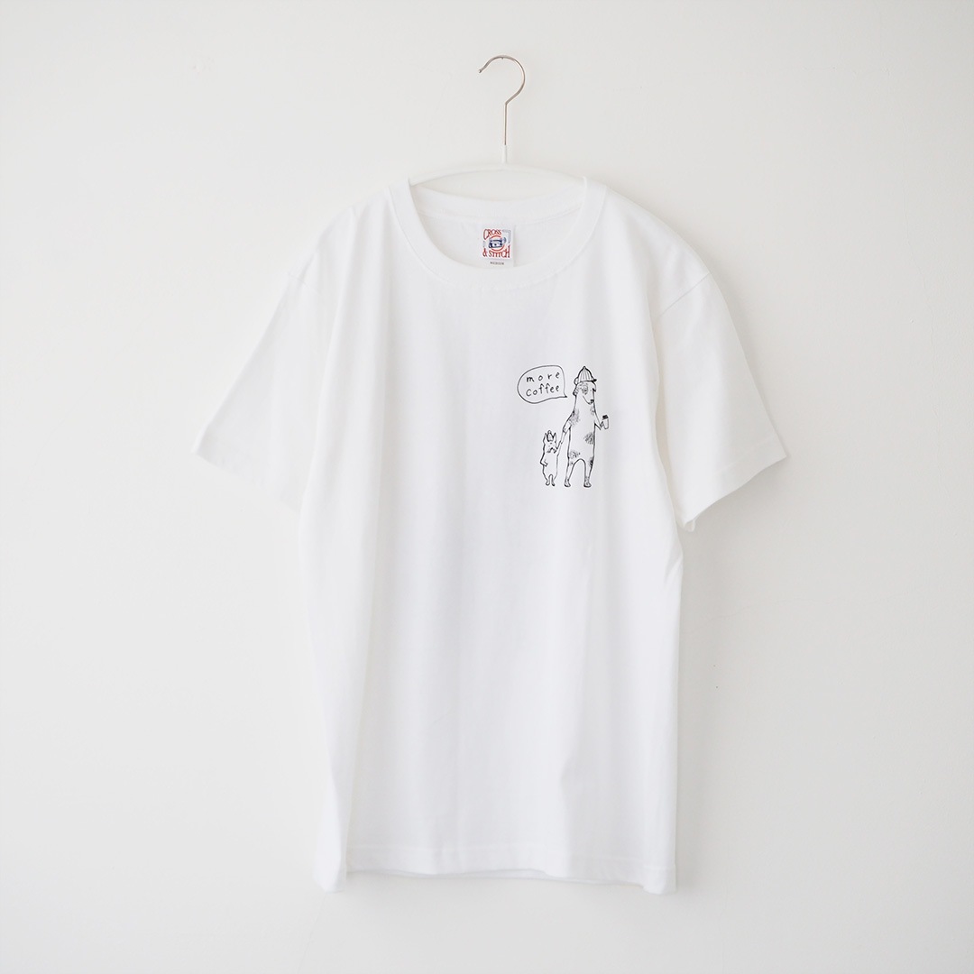 Tシャツ/COFFEE DOG/ホワイト | koichiro urakawa | 糸島くらし