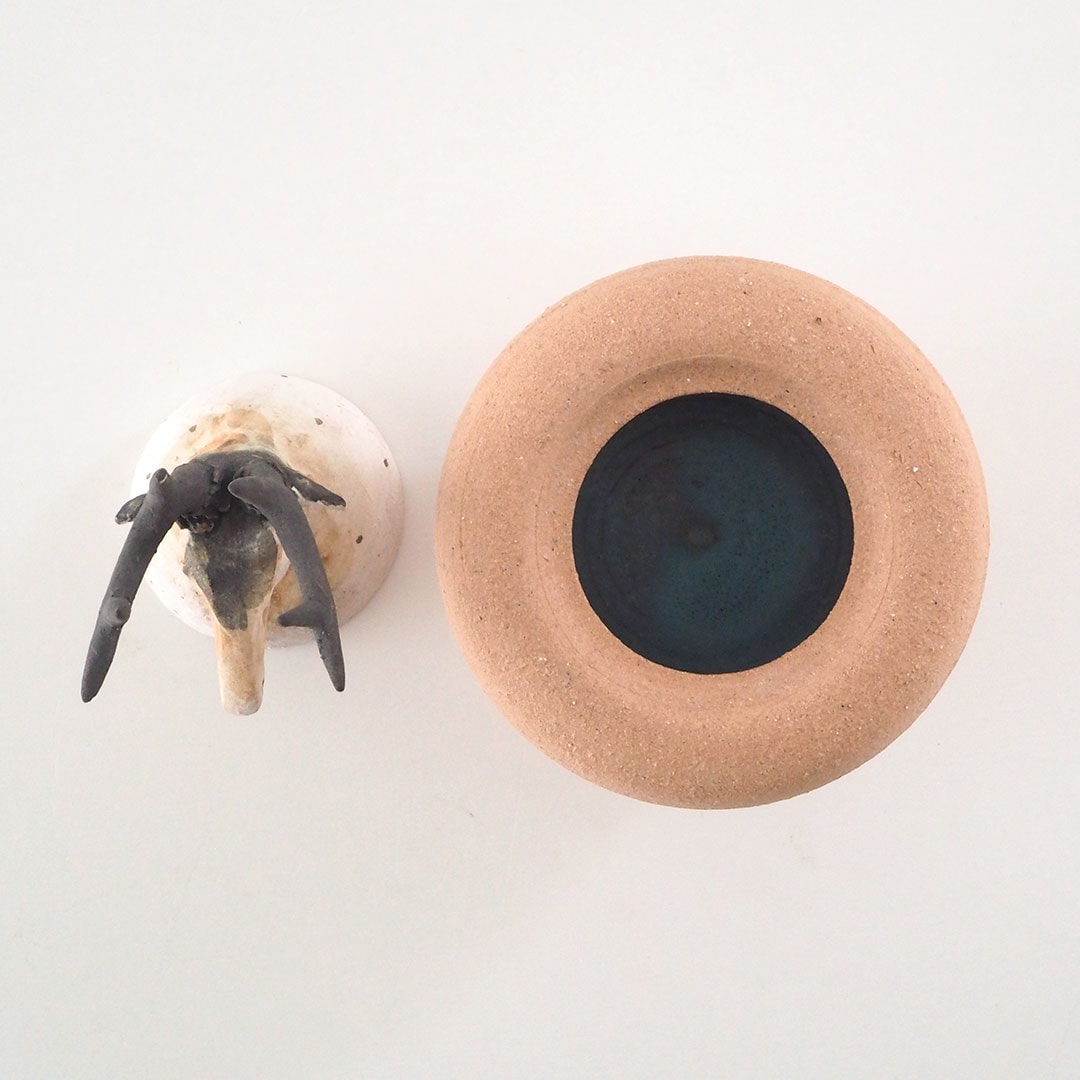 カノプス壷/鹿 | acne.pottery.studio | 糸島くらし×ここのき