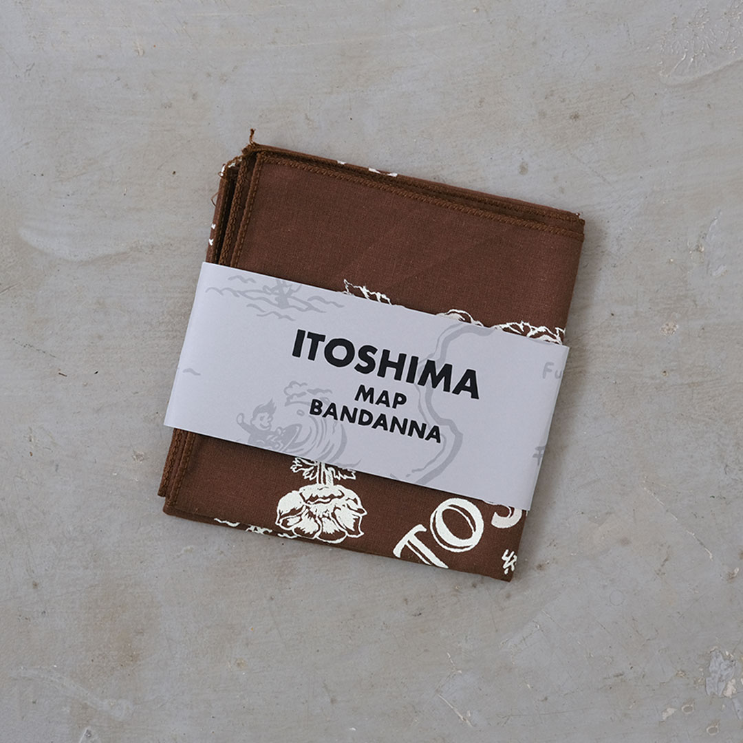 ITOSHIMA MAP BANDANNA/�֥饦��ߥʥ�����