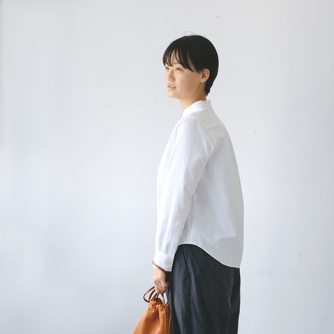 スタンドカラーシャツ | BUCOLICA | 糸島くらし×ここのき 公式通販サイト