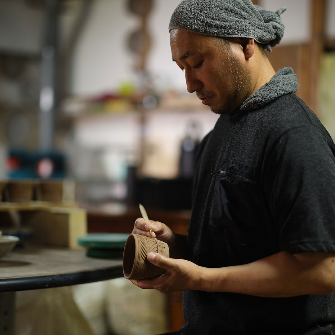 三島唐津/小鉢/深 | 唐津焼 雅樂窯 ( うたがま ) | 糸島くらし×ここの