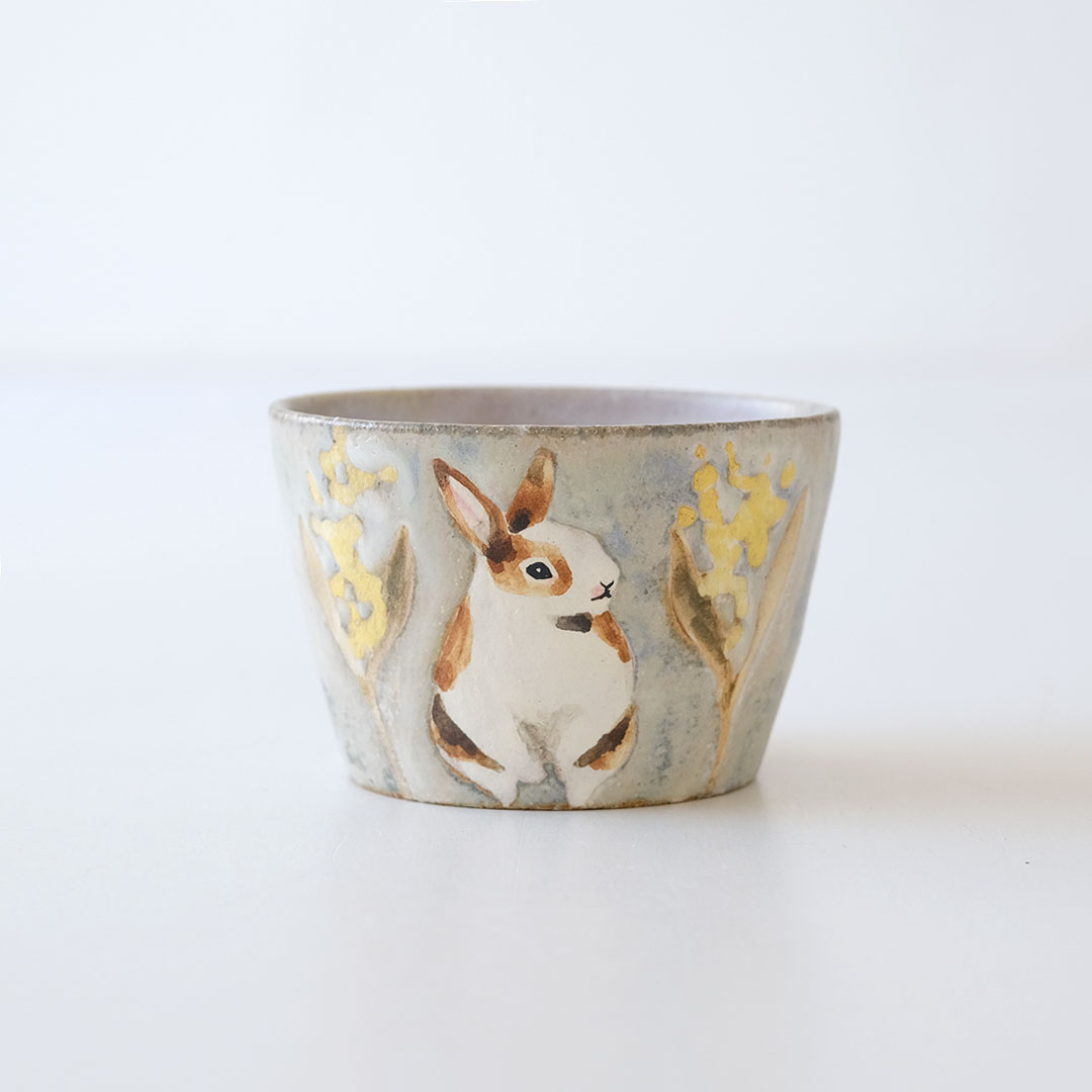 蕎麦猪口/うさぎ | acne.pottery.studio | 糸島くらし×ここのき 公式