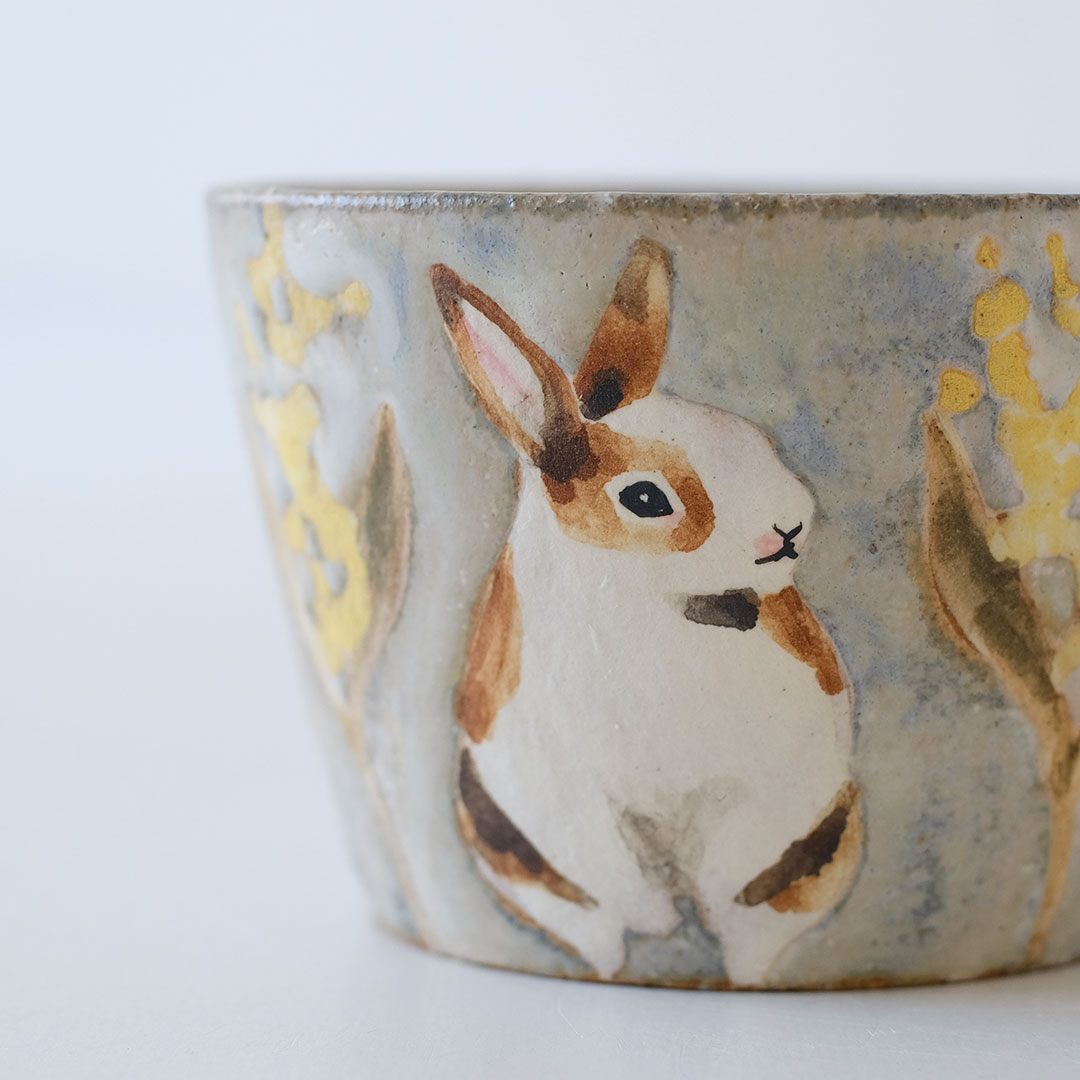 acne pottery studioカノプス壺うさぎアクネポタリー　未使用新品 蕎麦猪口/うさぎ | acne.pottery.studio | 糸島くらし×ここのき 公式