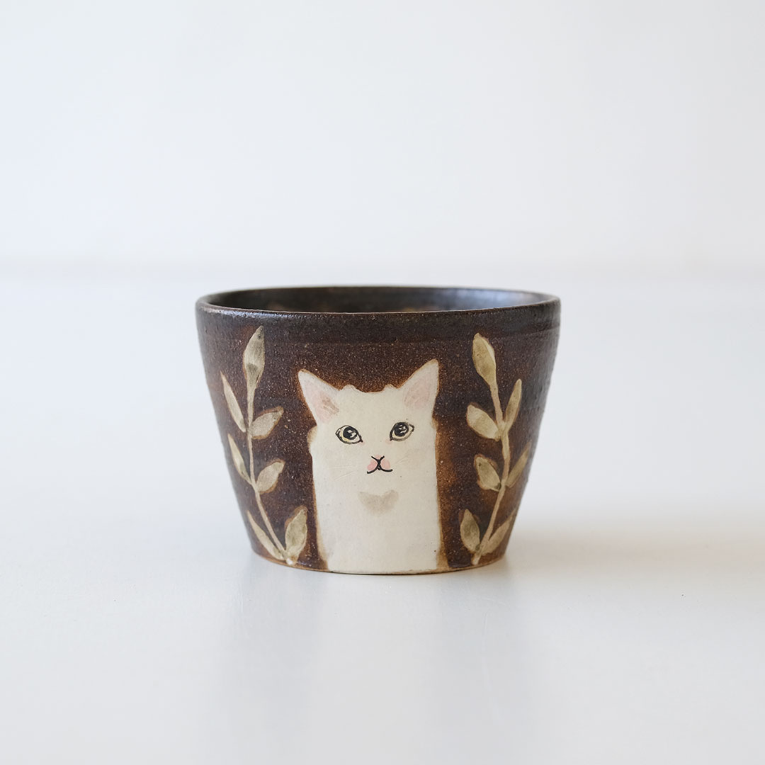 蕎麦猪口/ねこ | acne.pottery.studio | 糸島くらし×ここのき 公式通販