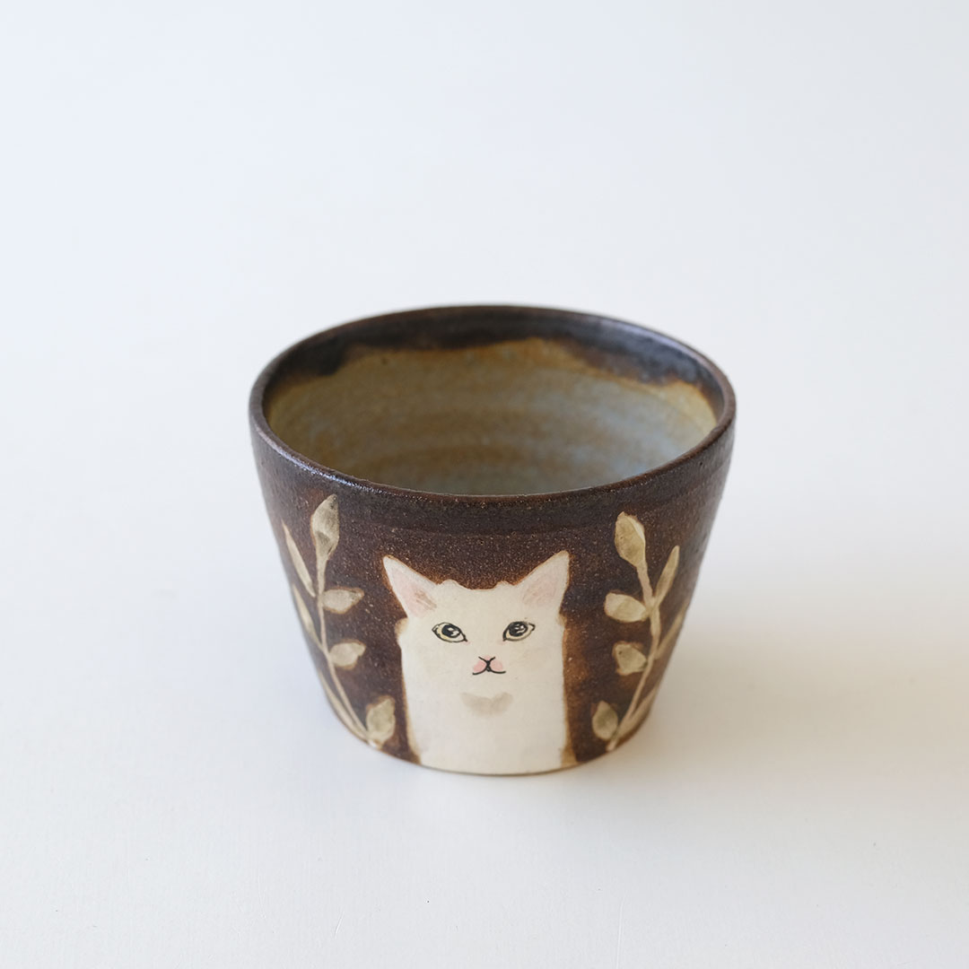 蕎麦猪口/ねこ | acne.pottery.studio | 糸島くらし×ここのき 公式通販