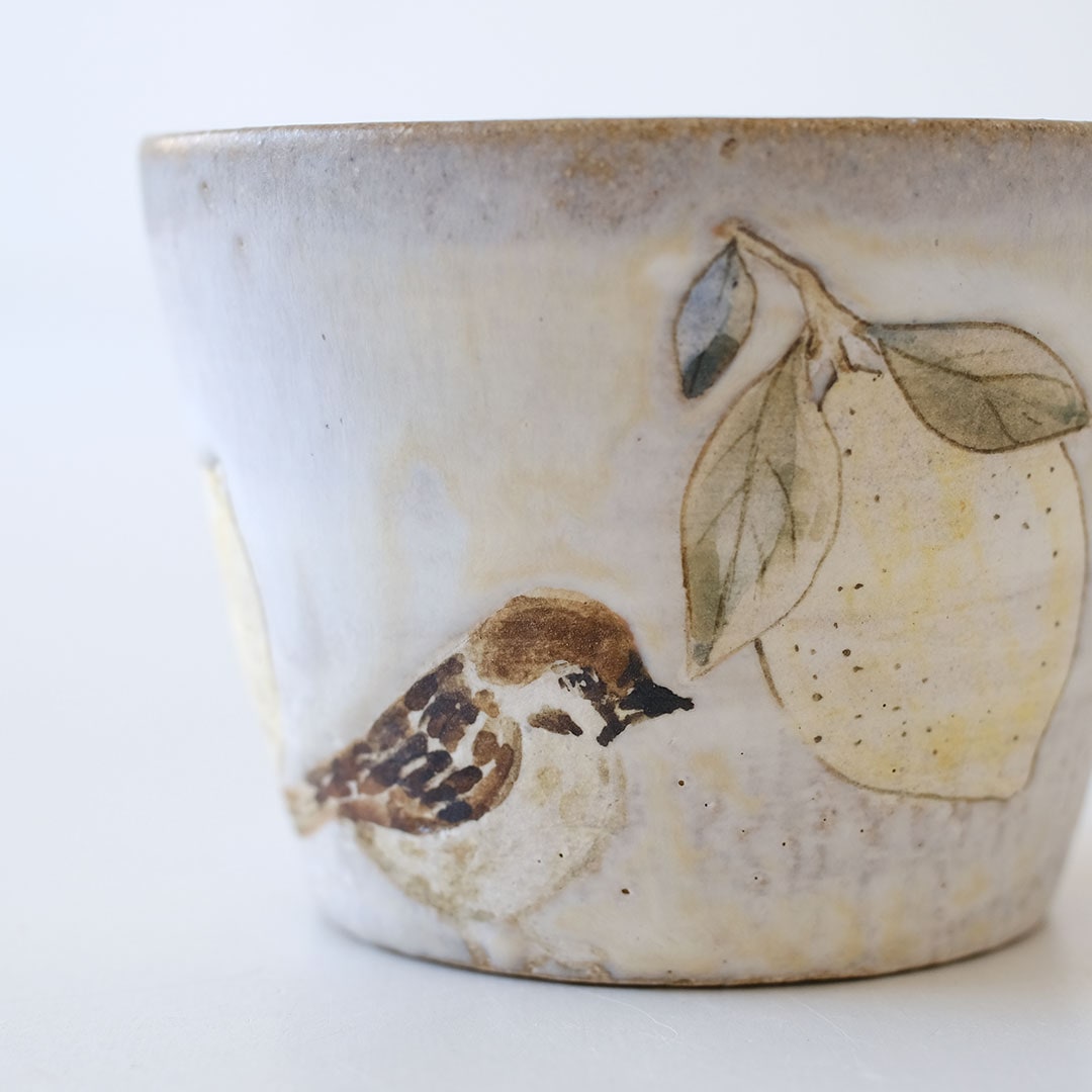 蕎麦猪口/すずめ | acne.pottery.studio | 糸島くらし×ここのき 公式