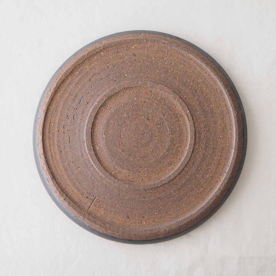 古皿 古川桜 染付ビワ紋6.5寸丸皿 | 工藝舎 オンラインショップ