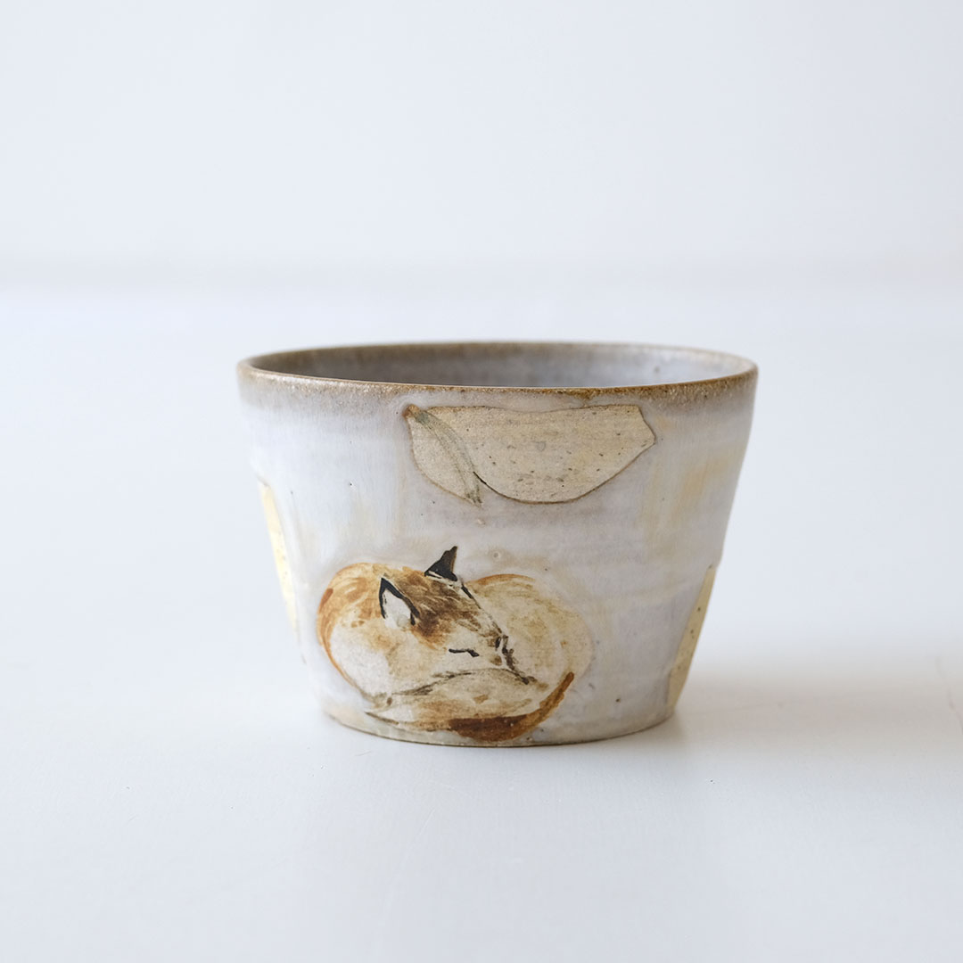 蕎麦猪口/きつね | acne.pottery.studio | 糸島くらし×ここのき 公式