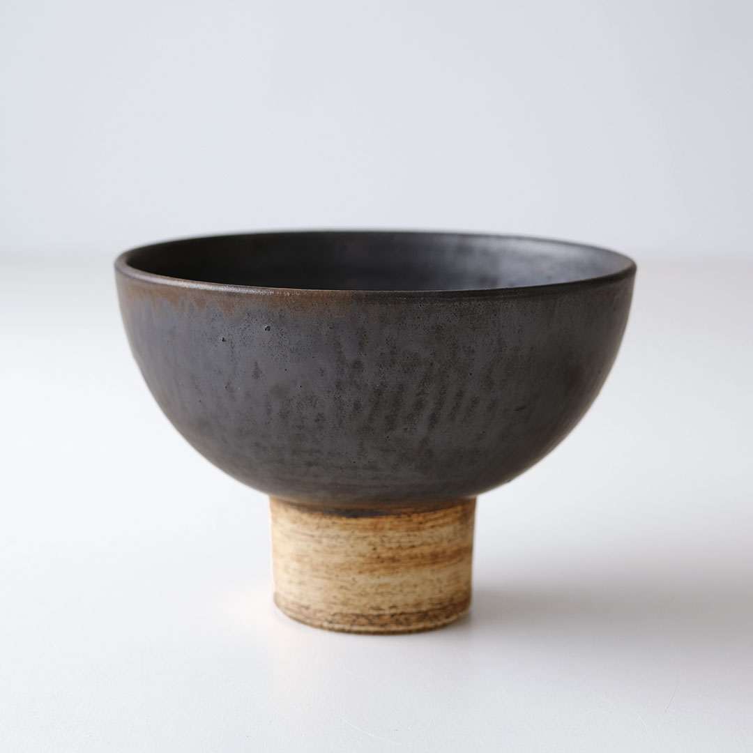 黒釉　茶碗 黒釉/丸碗/L | 醇窯(じゅんよう) | 糸島くらし×ここのき 公式