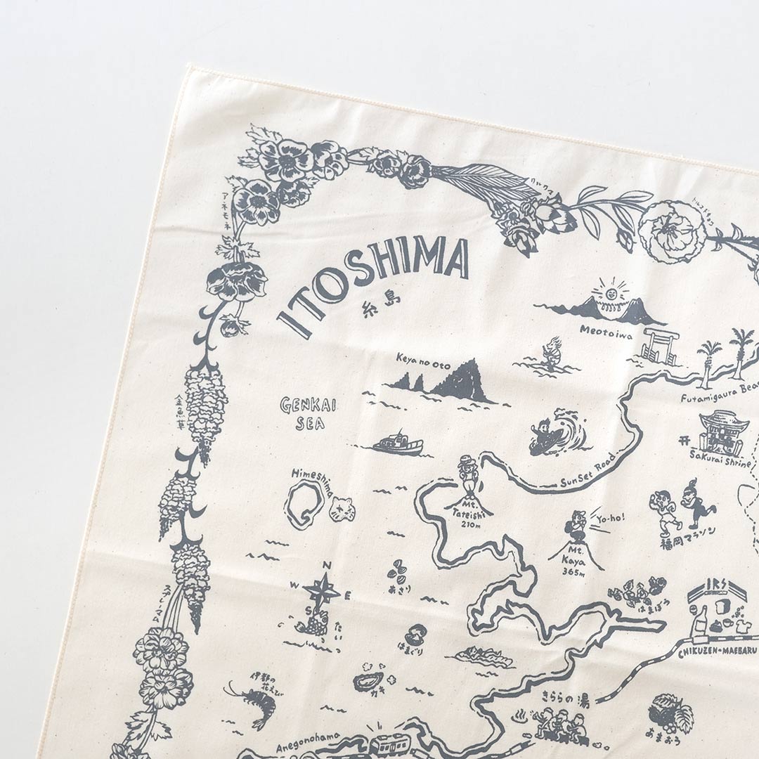 ITOSHIMA MAP BANDANNA/ʥߥ졼