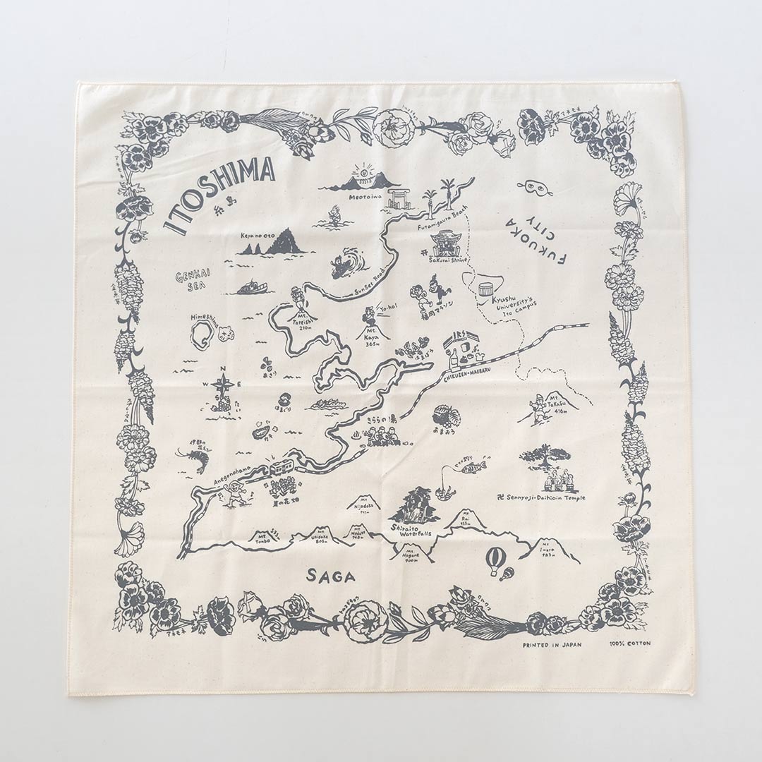 ITOSHIMA MAP BANDANNA/ʥߥ졼
