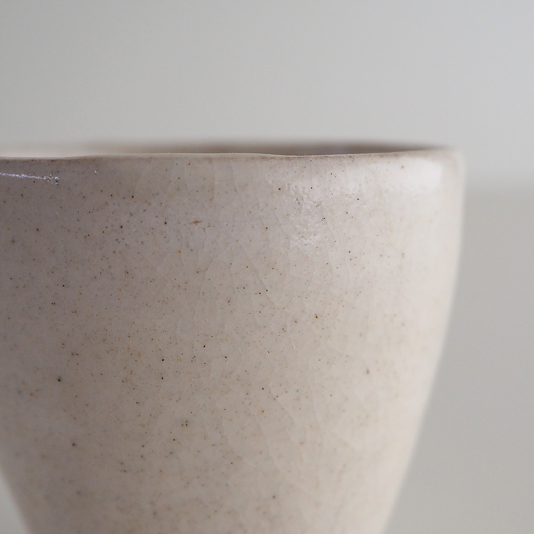 唐津焼きのおちょこ 粉引/おちょこ/ストレート | 唐津焼sakata | 糸島くらし×ここのき 公式