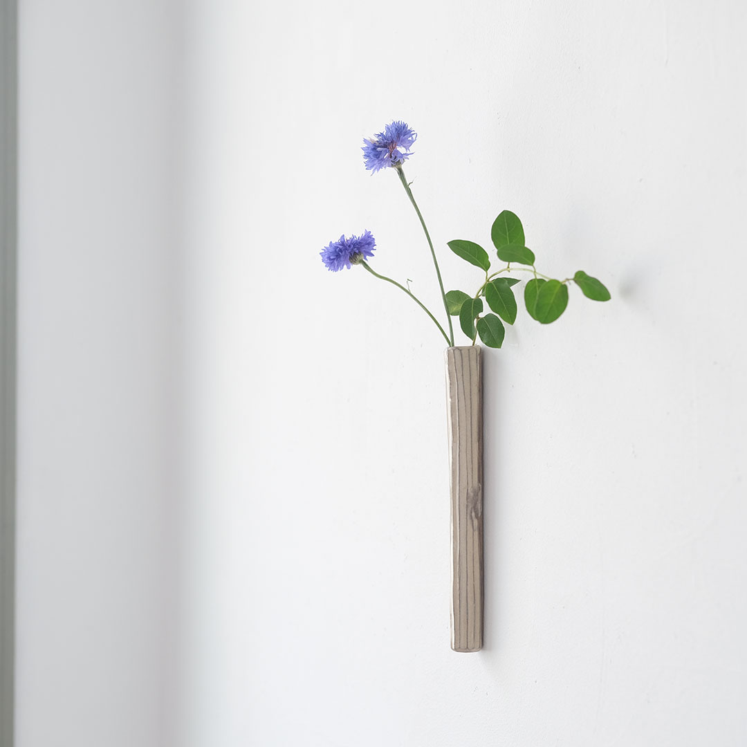 掛け花入/粉引/大（サイズいろいろ、7,150円～） | からつ焼
