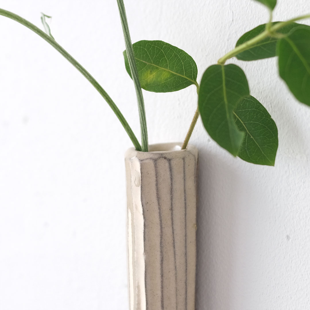 掛け花入/粉引/大（サイズいろいろ、7,150円～） | からつ焼 高麗窯