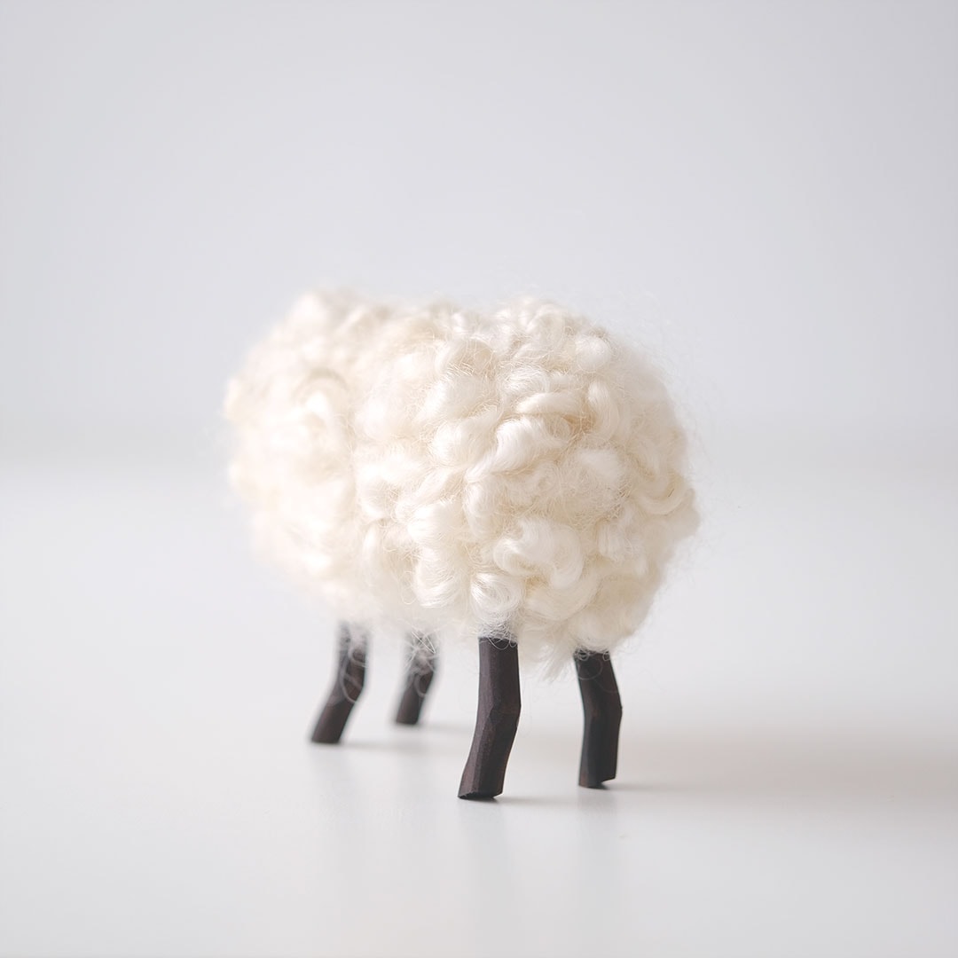 激レア！！インド製の羊の置物 羊の置物/白/大 | コリデール | 糸島くらし×ここのき 公式通販サイト