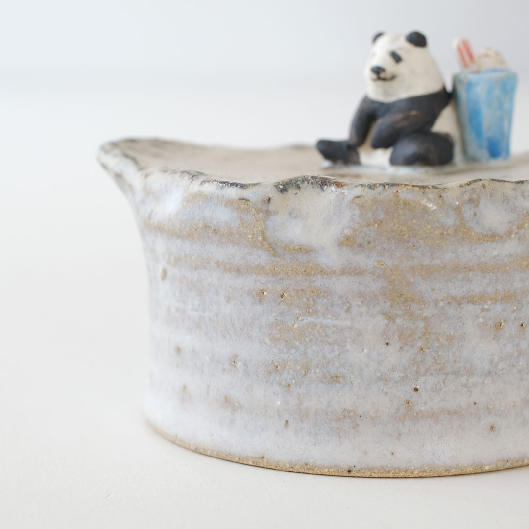 アクセサリートレイ/パンダ | acne.pottery.studio | 糸島くらし×ここ