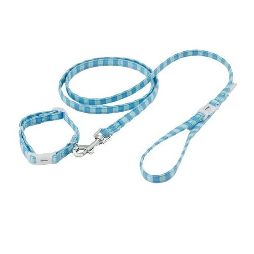 アドメイト パピーカラー＆リードセット SS ブルー 