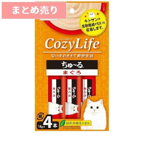 ★6個まとめ売り★CIAO Cozy Life ちゅ～る まぐろ(14g*4本入) ◆賞味期限 2025年11月