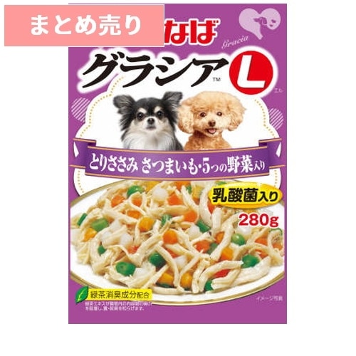 ★6個まとめ売り★いなば グラシアL とりささみ さつまいも・5つの野菜入り 280g ◆賞味期限 2026年7月