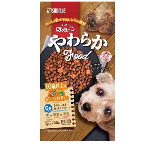 ゴン太のほねっこ やわらかフード ビーフ＆野菜入り 10歳以上用(700g) ◆賞味期限 2025年10月