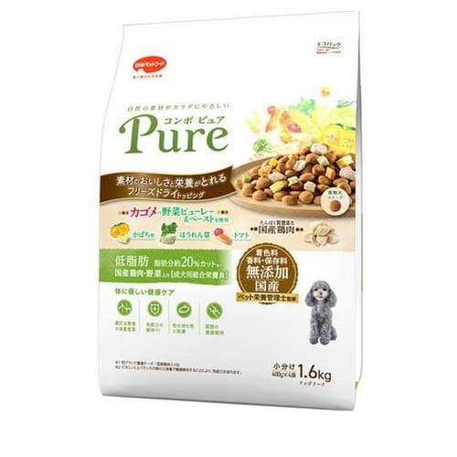 コンボ ピュア ドッグ 低脂肪(1.6kg) ◆賞味期限 2025年9月