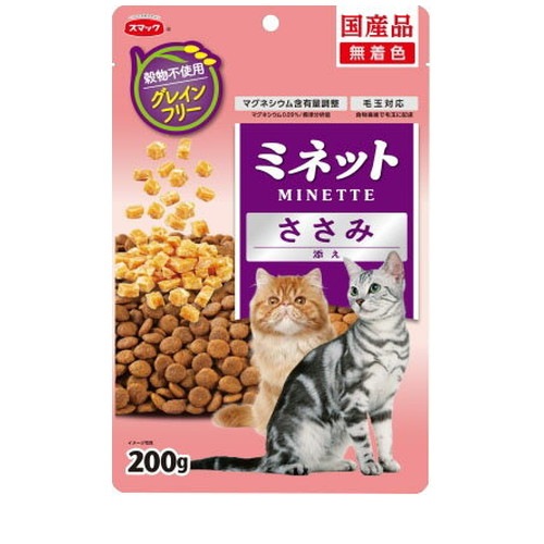 ミネット グレインフリー ささみ添え 200g ◆賞味期限 2026年8月