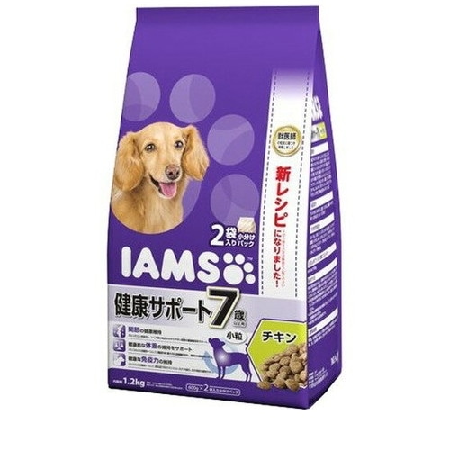アイムス 7歳以上用 健康サポート チキン 小粒 1.2kg ◆賞味期限 2025年10月