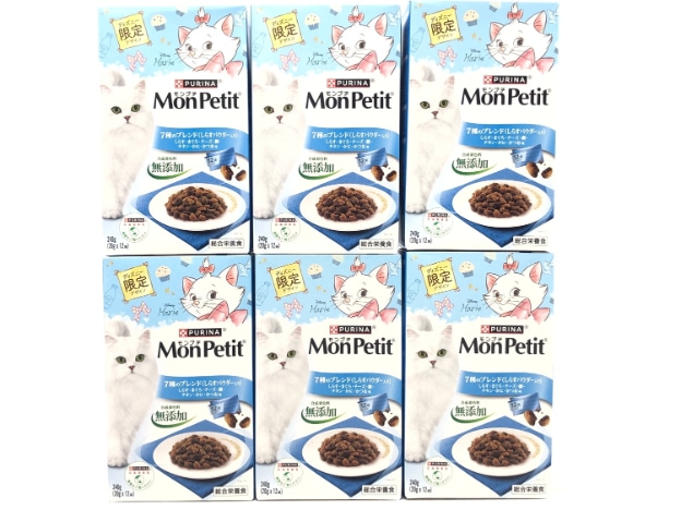 【訳あり】6個セット！モンプチ 7種のブレンド(しらすパウダー入り) 240g 成猫 ◆賞味期限 2026年2月