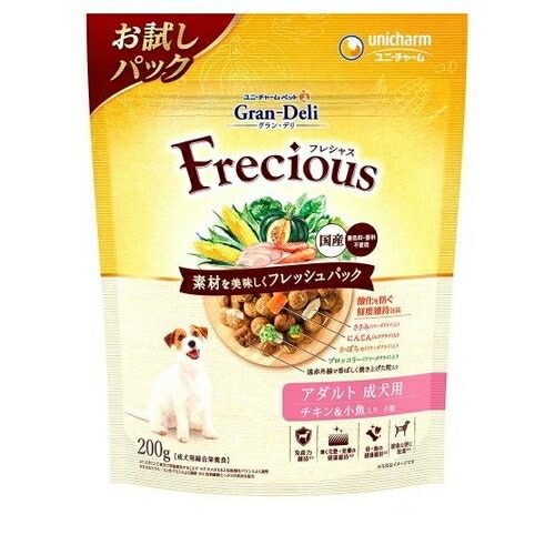 グラン・デリ フレシャス アダルト チキン＆小魚(200g) ◆賞味期限 2026年4月