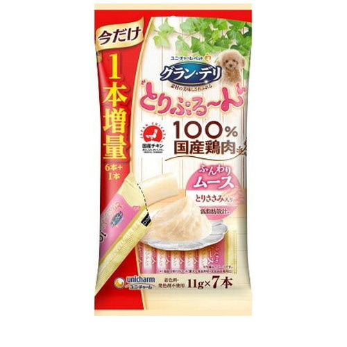グラン・デリ とりぷる～ん ムース とりささみ 11g×6本 ◆賞味期限 2025年10月