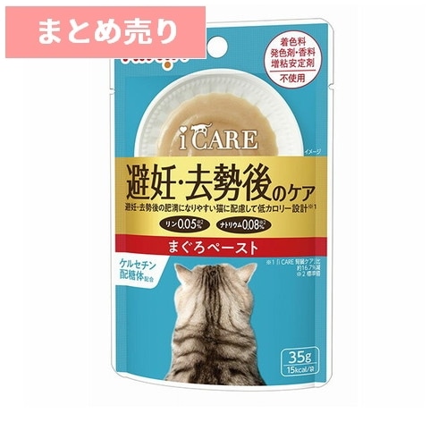 ★12個まとめ売り★アイシア iCARE 避妊・去勢後のケア まぐろペースト 35g ◆賞味期限 2026年7月