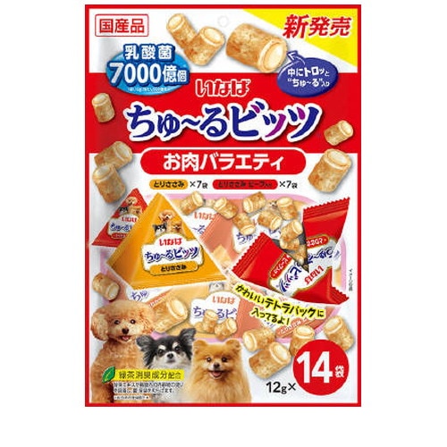 ちゅ～るビッツ お肉バラエティ 12g×14袋 ◆賞味期限 2026年11月
