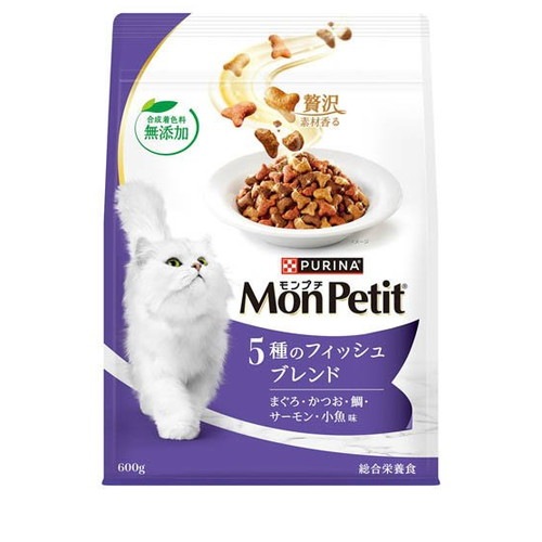 モンプチ バッグ 5種のフィッシュブレンド 600g ◆賞味期限 2026年5月