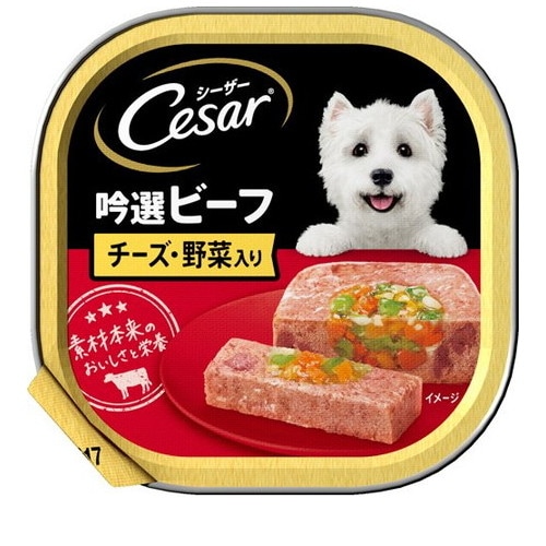 シーザー 吟撰ビーフ チーズ・野菜入り 100g ◆賞味期限 2026年2月