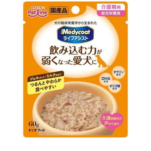 メディコート ライフアシスト ジェルタイプ ミルク仕立て(60g) ◆賞味期限 2026年2月