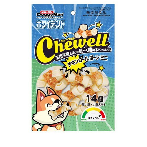 ホワイデント Chewell チキンロールボーンミニ 14個 ◆賞味期限 2026年8月