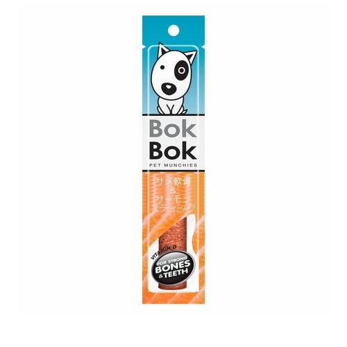 ボクボク(BokBok) ジャイアント・サメ軟骨＆サーモンスティック(1コ入) ◆賞味期限 2026年1月