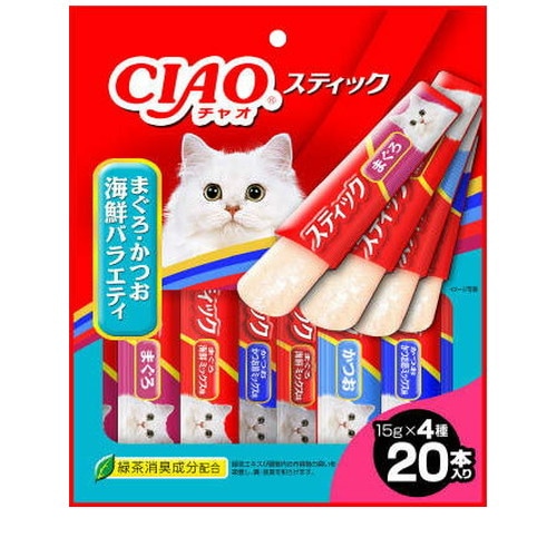 CIAO スティック 20本入り まぐろ・かつお海鮮バラエティ ◆賞味期限 2027年1月