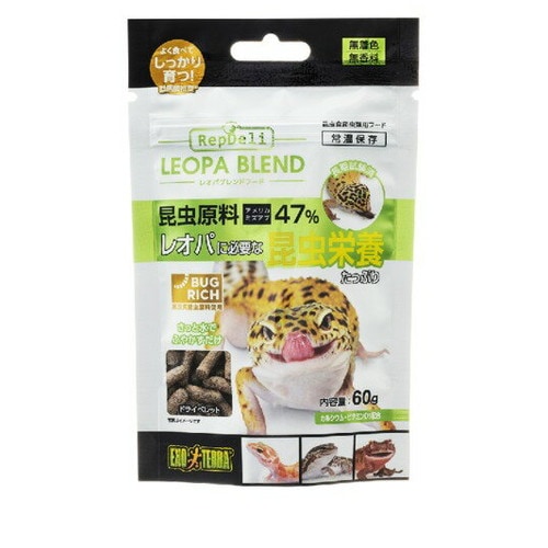 GEX レオパブレンドフード 120g ◆賞味期限 2026年2月