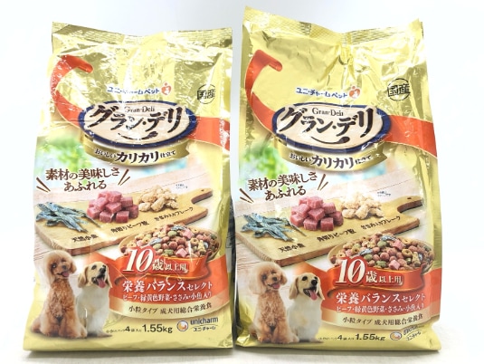 【訳あり】2個セット！シニア グラン・デリ カリカリ仕立て 総合栄養食 1.55kg ◆賞味期限 2026年5月