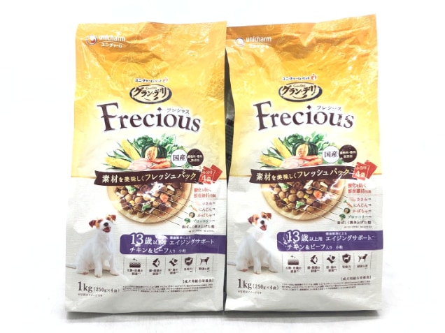 【訳あり】2個セット！シニア グラン・デリ フレシャス チキン＆ビーフ入り 1kg ◆賞味期限 2025年12月