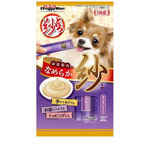 ドギーマン とろ紗 さつまいも入り 14g×4本 ◆賞味期限 2027年2月