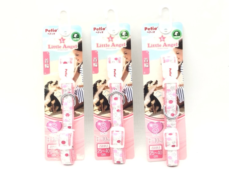 【訳あり】3個セット！ペティオ リトルエンジェル キラキラカラー S ホワイト 小型犬用 成犬
