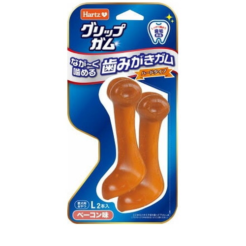 ハーツ グリップガム ベーコン味 L 2本入 ◆賞味期限 2026年4月