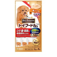 ベストバランスおやつ トイ・プードル用 高齢向け 鶏ささみ 15gx4本 ◆賞味期限 2027年7月