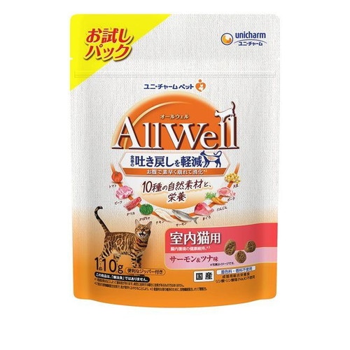 All Well 10種の自然素材と栄養 サーモン&ツナ味 110g ◆賞味期限 2026年12月