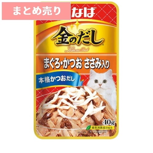 ★16個まとめ売り★いなば 金のだし まぐろ・かつお ささみ入り 本格かつおだし 40g ◆賞味期限 2027年7月
